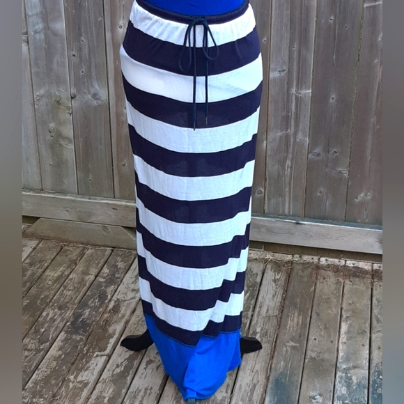 Maxi Striped Skirt & Matching Tank-top - Picture 2 of 13